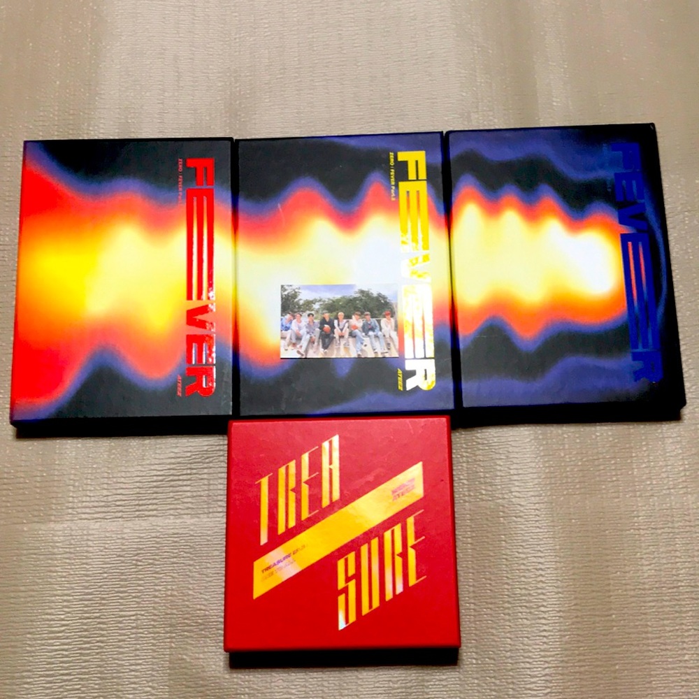 ATEEZ ZERO: FEVER PART. 2 SET & PARTIAL TREASURE EP. 3: ONE TO ALL ALBUM